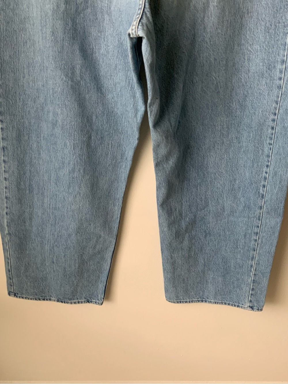 NWT MOTHER SUPERIOR Jeans Half Pipe Flood Material Girl Blue Size 34 - Picture 8 of 14